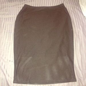 Guess mesh pencil skirt